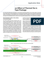 Heat Dissipation Effect of Thermal Via in Exposed Pad Type Package An-E