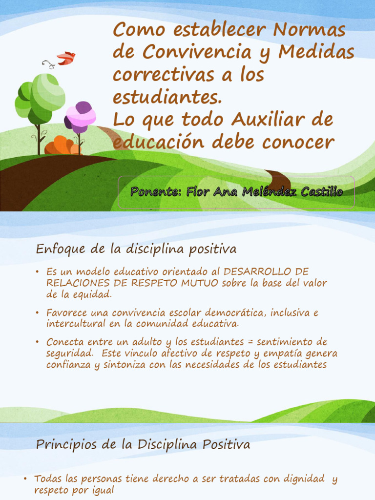 Normas de Convivencia y Medidas Correctivas | PDF | Adultos ...