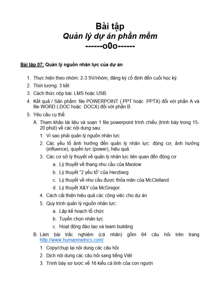 Bai Tap Nhom So 07 | PDF