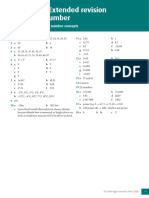 Answers To Extended Revision Exercises: Number: Worksheet 1: Reviewing Number Concepts