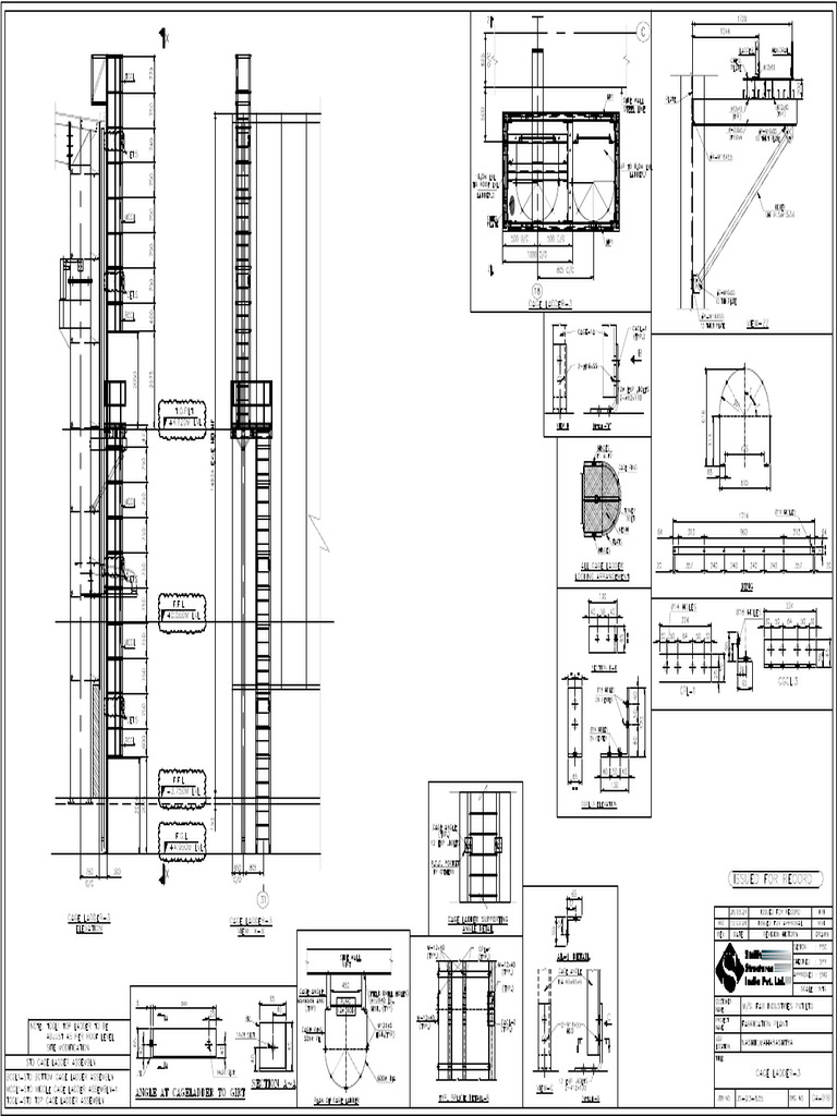 GA-01B CAGE LADDER-3-Model | PDF