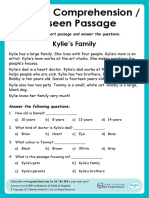 Comprehension Passage 1