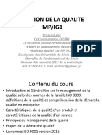 Gestion de La Qualité MP - IG 2022 2023 ENEAM VF