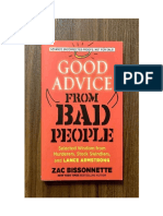 Good Advice From Bad People by Zac Bissonnette