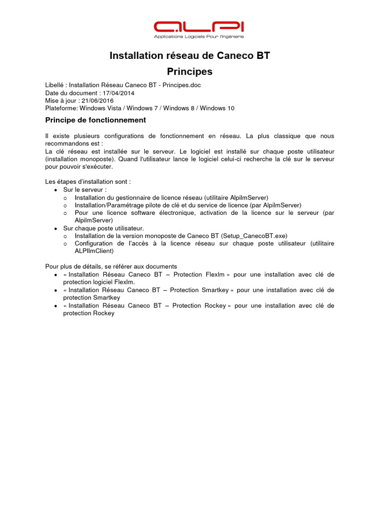 Installation Réseau Caneco BT | PDF | Microsoft Windows | Serveur ...