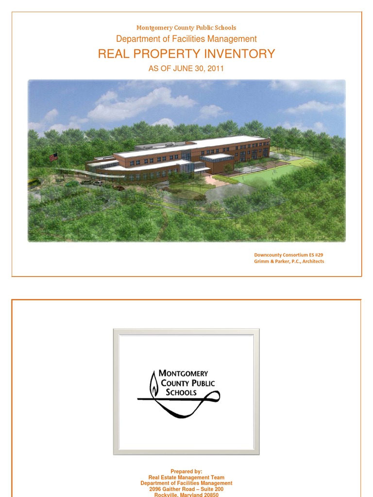 Downcounty Consortium Real Property Inventory | PDF
