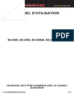 Manuel D'Utilisation: E4.0XN, E5.0XN, E5.0XNS, E5.5XN (A099)