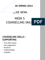 Counseling Week 5A