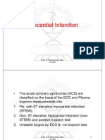 Myocardial Infarction: Dept. of Pharmacology, GMC Amritsar 1
