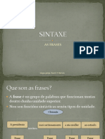 Sintaxe 1-As Frases