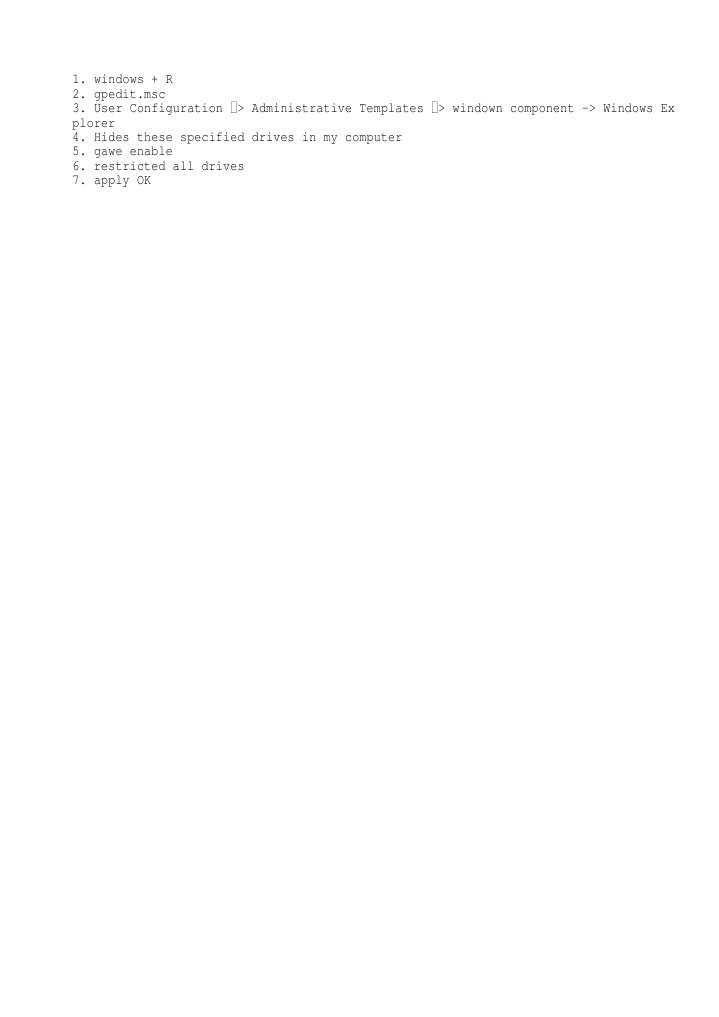 Drive | PDF | Group Policy | Utility Software