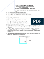 Tool Engineering - Tutorial Sheet 3 - 2022 - 2023