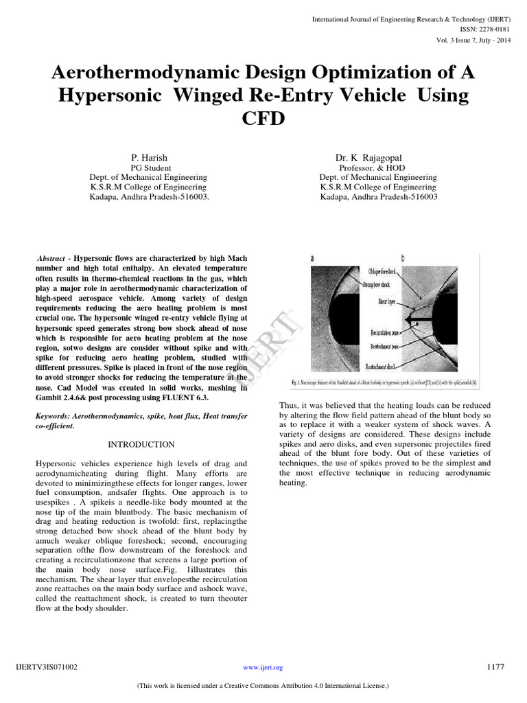 Hypersonic Vehicle Design Optimization | PDF | Hypersonic Speed ...