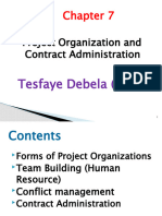 Chapter 7 PRJCT Orgn and Contract Admin