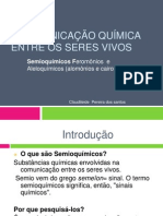 COMUNICAÇÃO QUÍMICA ENTRE SERES VIVOS