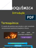 Termoquímica: Introdução