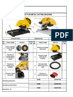 Metal Cutting Machine