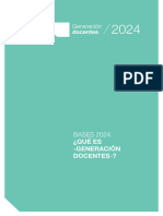 Bases «Generación Docentes 2024»