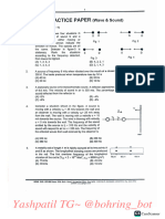 Practice Paper (Wave & Sound)