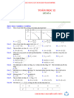 ĐỀ THI THỬ TOÁN SỐ 4 - TP ĐÀ NẴNG