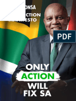 ActionSA 2024 Elections Manifesto
