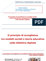 Modulo 2 Il Principio Di Accoglienza Tra Modelli Sociali Teorie Educative e Competenze Riflessive Nella Didattica Digitale Slide PDF