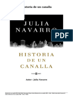 Descargar Historia de un canalla (PDF - ePub - Mobi) Por Julia Navarro