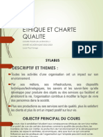 Ethique Et Charte Qualite 2022-2023