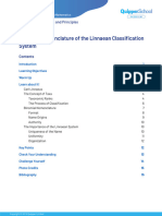Taxa and Nomenclature of The Linnaean Classification