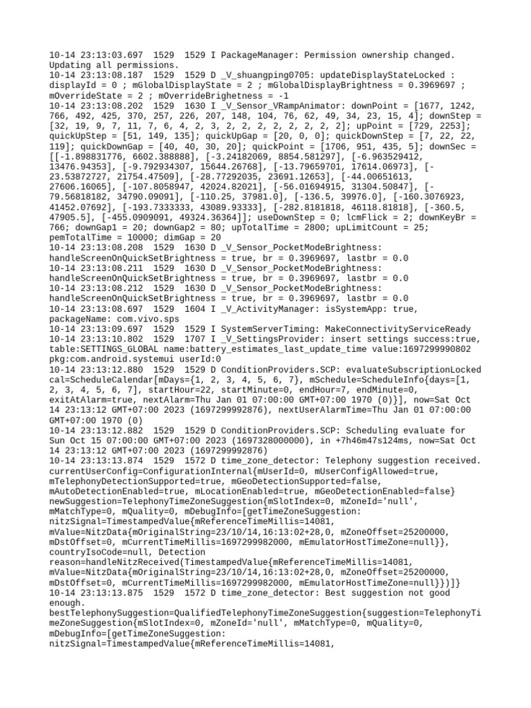 Log | PDF | Android (Operating System) | Smartphone