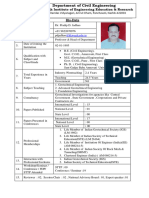 1 Page Biodata Prof. Dr. Pradip D. Jadhao