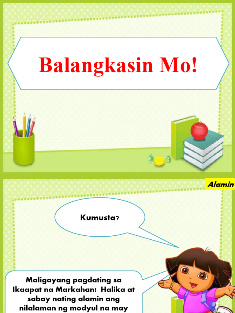MTB 3 Q4 Module 1. | PDF