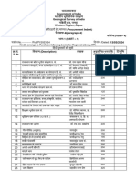 Procurement Indent