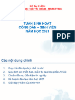 Tuần Sinh Hoạt Công Dân - Sinh Viên NĂM HỌC 2021