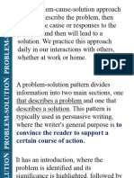 Problem Solution - Persuasive Essay Summary