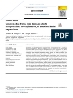 Ventromedial Frontal Lobe Damage Affects Interpretation, Not Exploration, of Emotional Facial Expressions