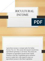Agricultural Incomeppt