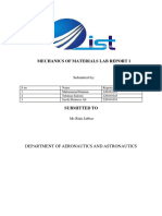 Mechanics of Materials Lab Report