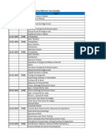 FinTree FRM Part I Test Schedule