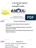 King Oracle Database 18c12c NewFeaturesForDevelopersRMOUGW