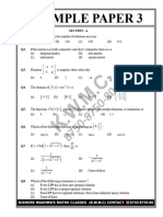 Sample Paper 3 (Class XII)