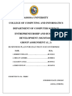 Entreprenuership-Business Plan Assignment (Fruit Juice)