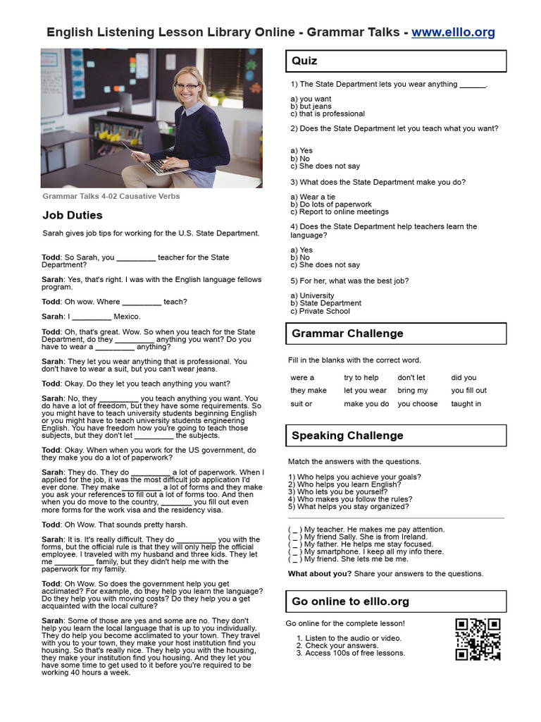 State Department Teaching Job Insights | PDF | Linguistics