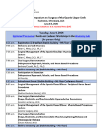 Mayo Clinic Spasticity Symposium Program Schedule - As of 3-22-24