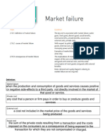 CH14 Notes - Market Failure