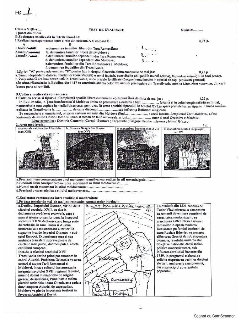 Test Istorie | PDF