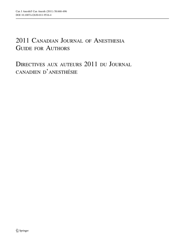 2011 CJA Guide For Authors | PDF | Statistics | Standard Deviation