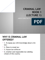 CRIMINAL LAW Book 1 Lecture 1 2