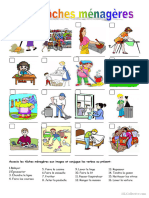 Les tâches ménagères (exercises) (2)