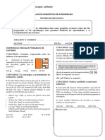 3° - Evaluacion Diagnostica de Aprendizajes